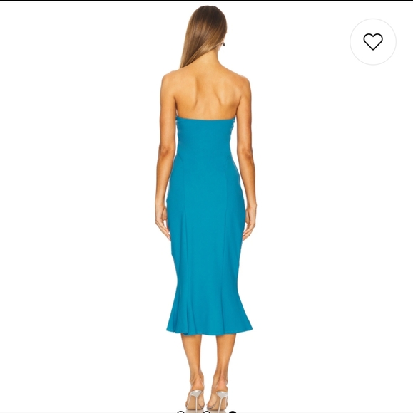 NWT Susana Monaco Tube Trumpet Midi Dress in Ibiza Size XS - Picture 2 of 9